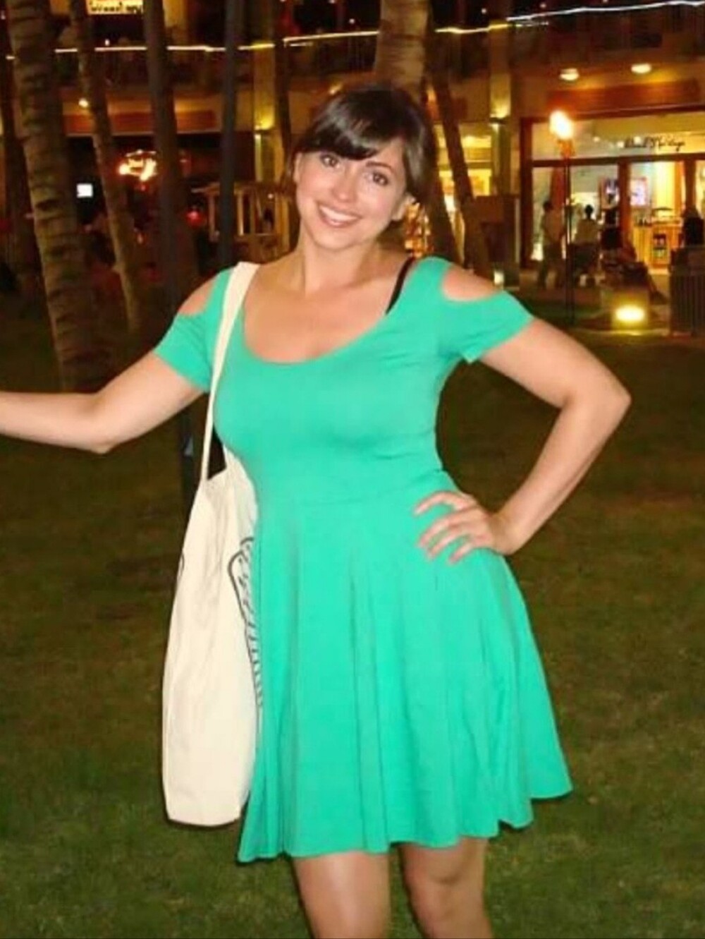 Two S.H.E. Short Summer Dresses in Green & Coral